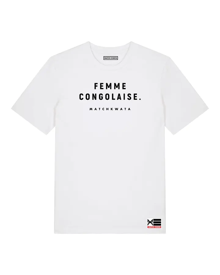 T-shirt Femme Congolaise — Match Kwata