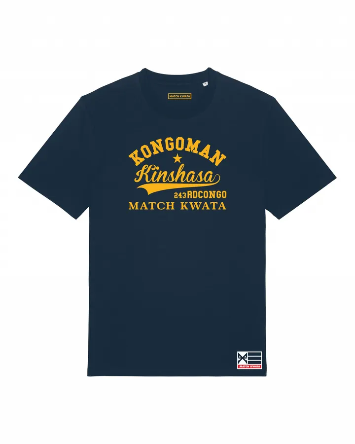 T-shirt Kongoman Fierté Congolaise — Match Kwata identité RDC