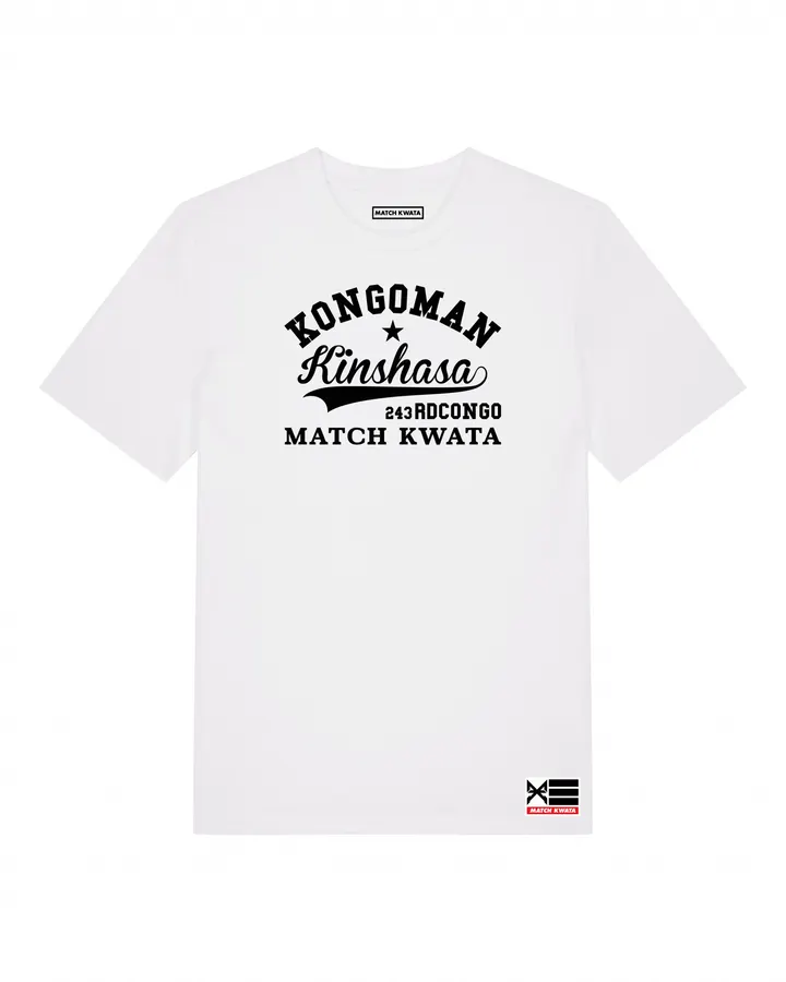 T-shirt Kongoman noir — Match Kwata