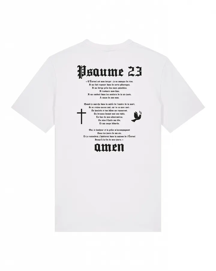 T-shirt MK Psaume détail — Match Kwata