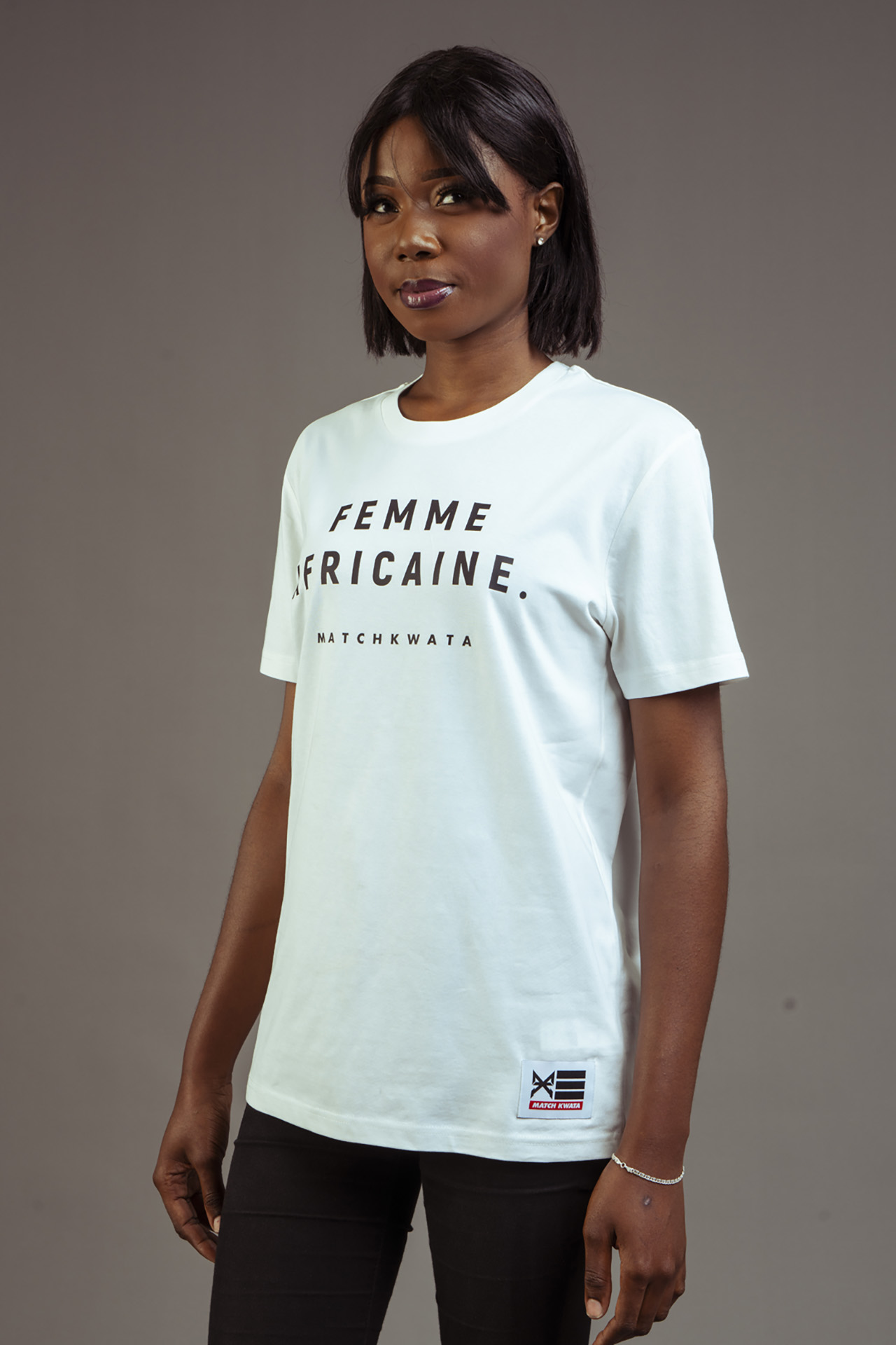 Femme Africaine - Blanc