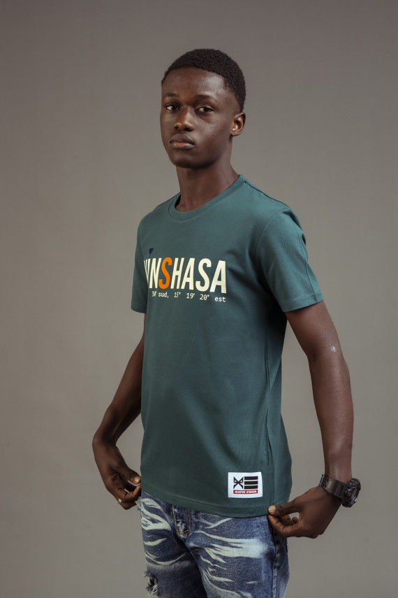 T-Shirt-MatchKwata-Kinshasa-Geo-Vert-fonce-2