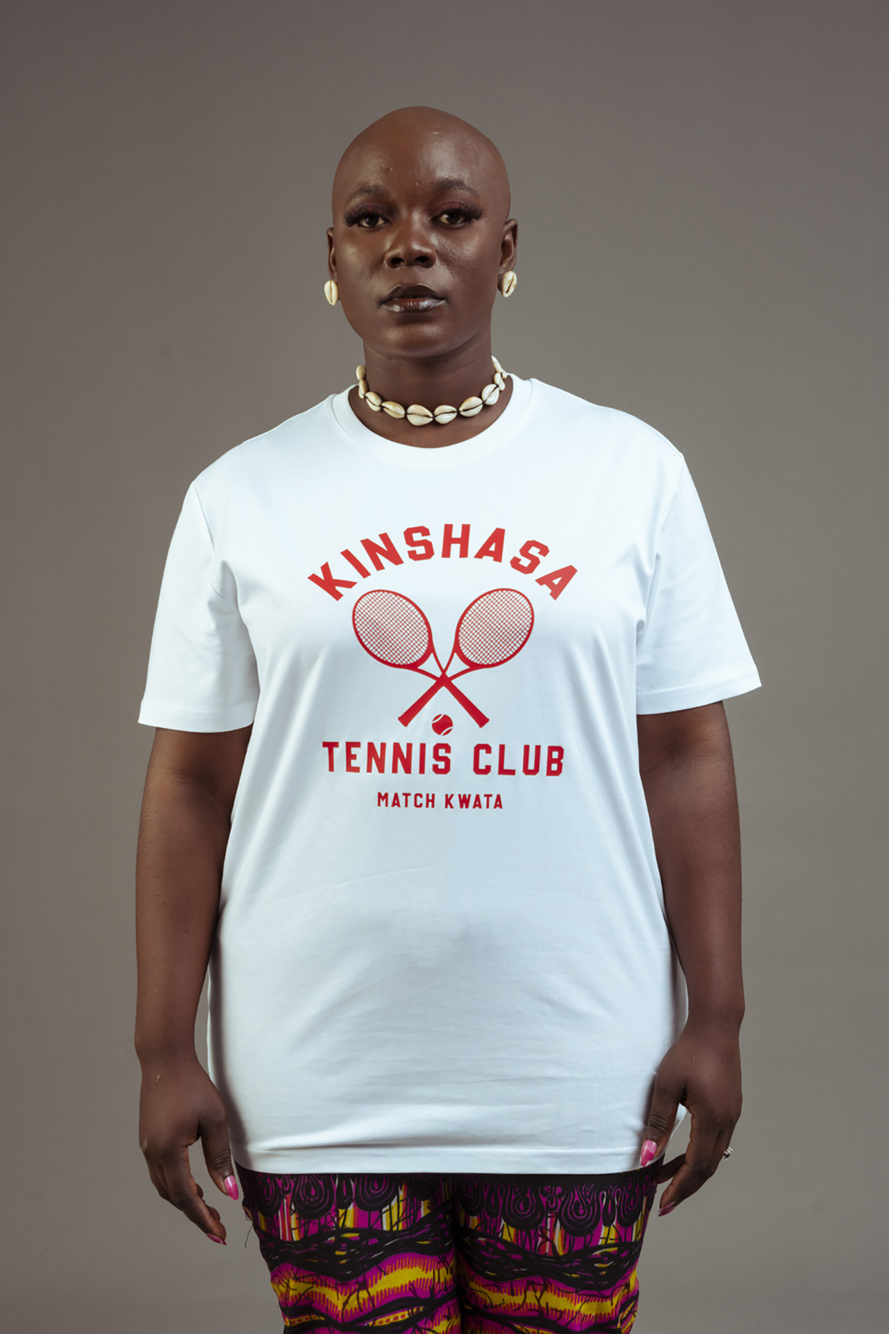 Kinshasa Tennis - Blanc / Rouge