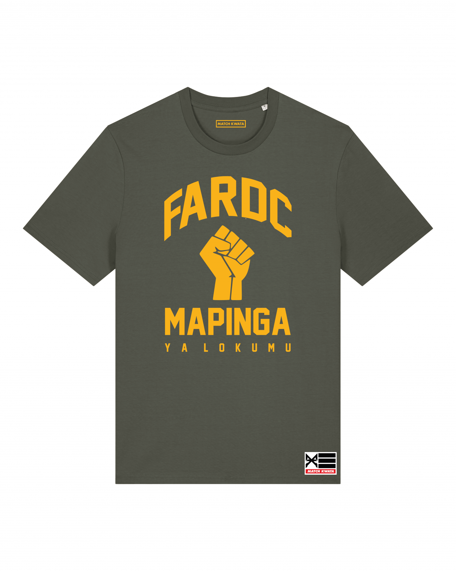 T-shirt FARDC 3 Jaune