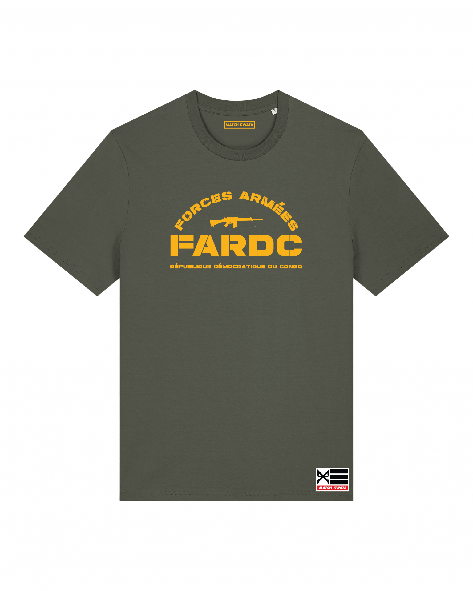 T-shirt FARDC jaune