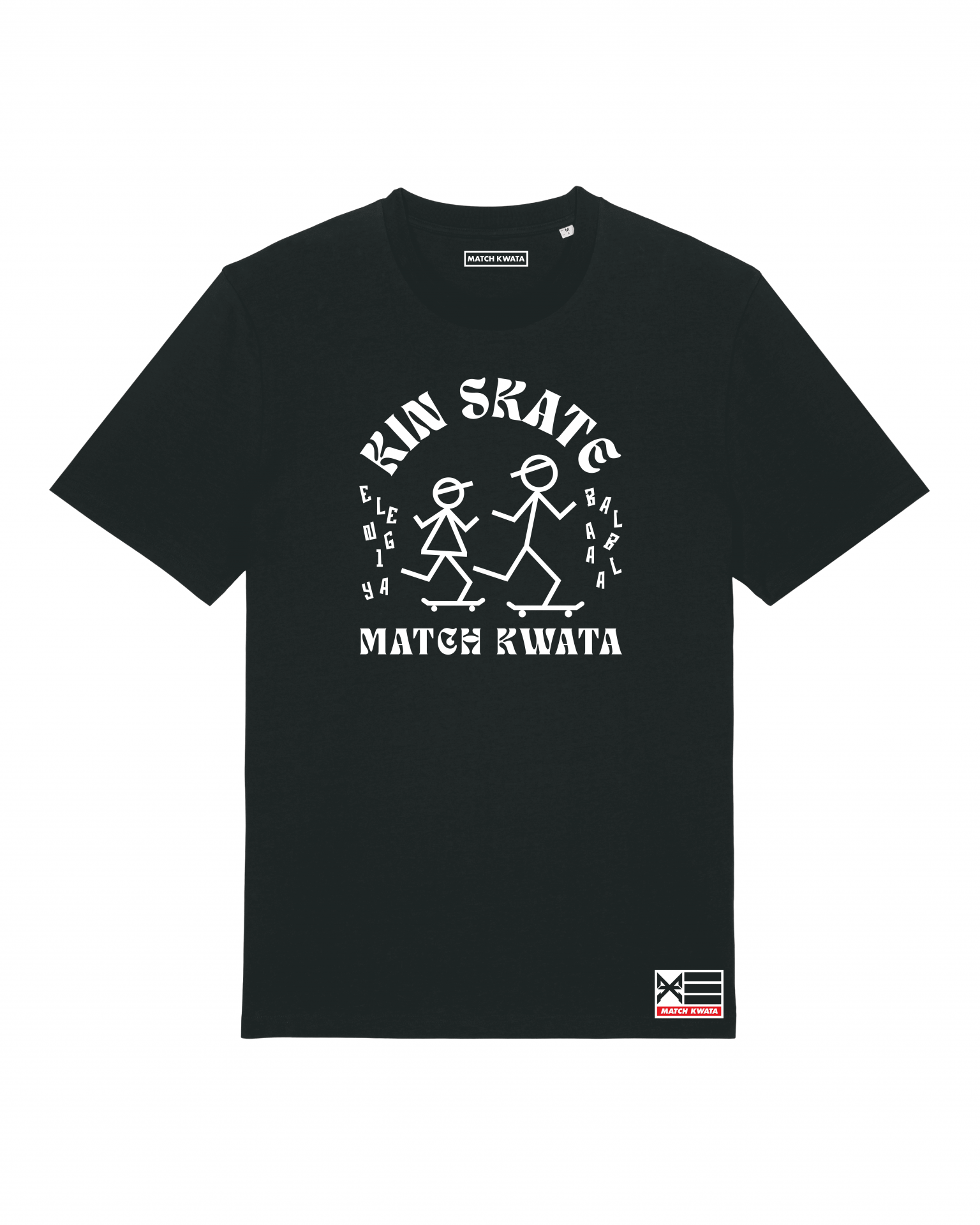 T-shirt Kin Skate Noir