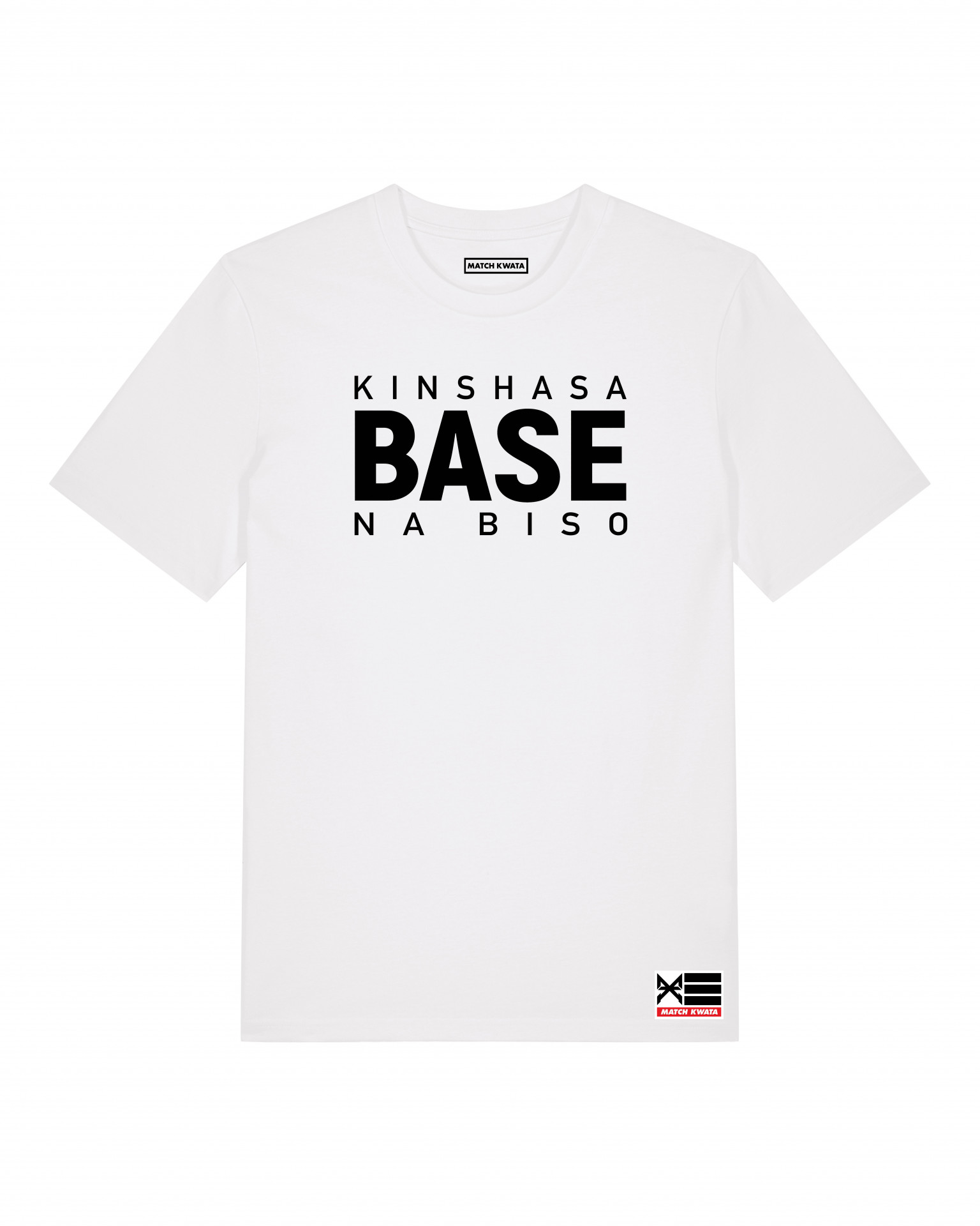 T-shirt Kinshasa Base blanc