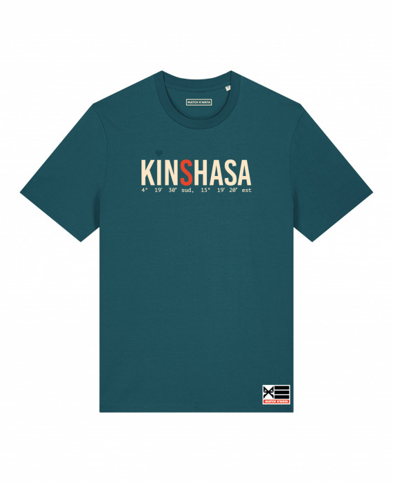 T-shirt Kinshasa Geo vert