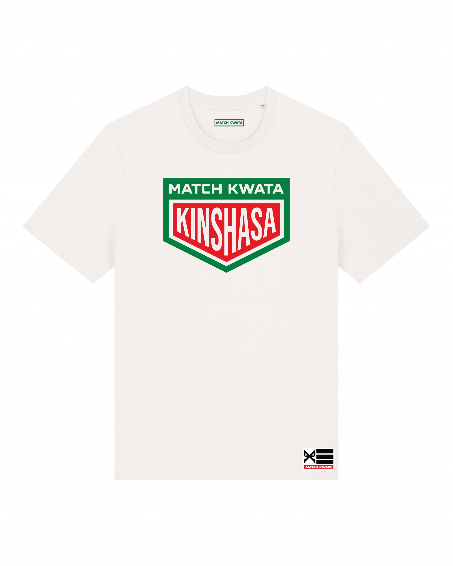 T-shirt Kinshasa Tag Blanc