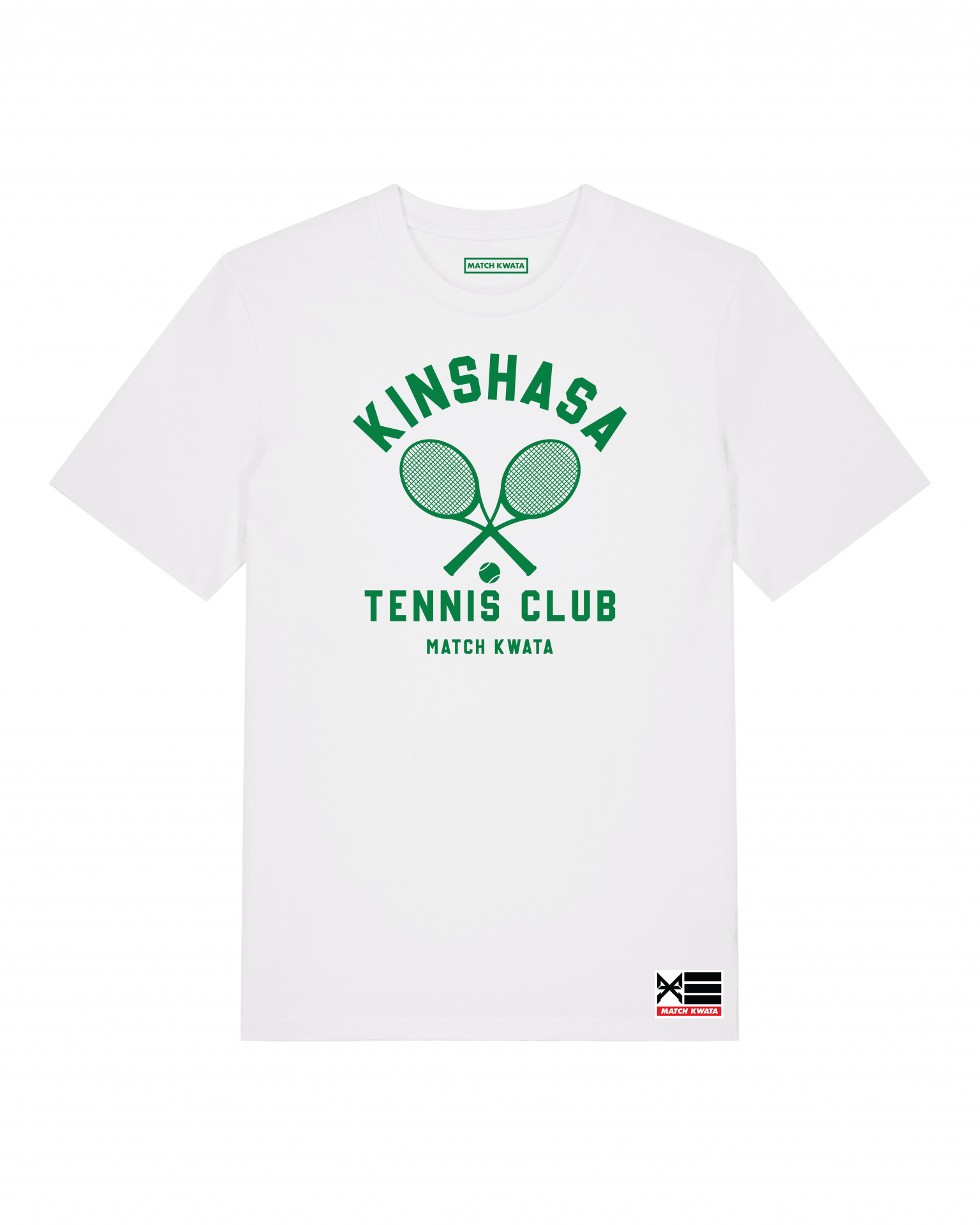 T-shirt Kinshasa Tennis Blanc