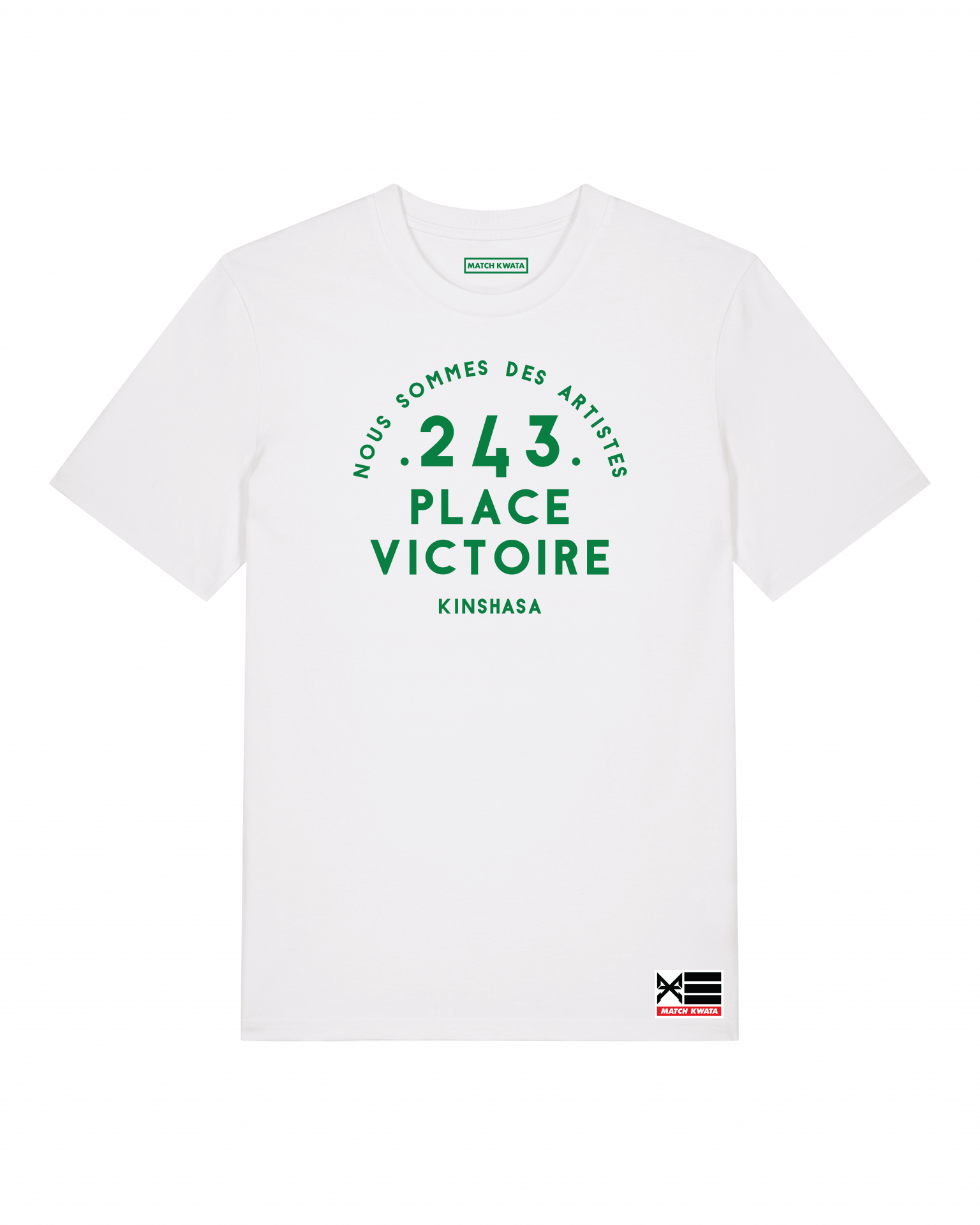 T-shirt Place Victoire vert